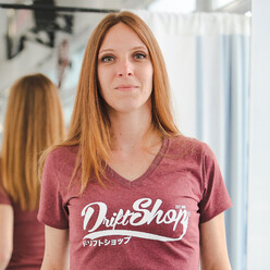 DriftShop Vintage T-Shirt - Burgundy - Women's Cut